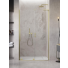 Radaway Furo SL Brushed Gold DWJ szálcsiszolt arany zuhanyajtó 90 átlátszó balos