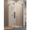 Radaway Furo SL Brushed Gunmetal KDD szögletes szálcsiszolt fegyvermetál zuhanykabin 110x110 átlátszó