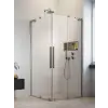 Radaway Furo SL Brushed Nickel KDD szögletes szálcsiszolt króm zuhanykabin 120x100 átlátszó
