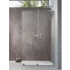 Radaway Furo SL Brushed Nickel Walk-in szálcsiszolt króm zuhanyfal 110 átlátszó jobbos