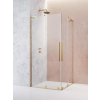 Radaway Furo SL Gold KDD szögletes arany zuhanykabin 110x100 átlátszó