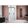 Radaway Idea 8 Black KDD szögletes fekete zuhanykabin 90x110 átlátszó