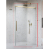 Radaway Idea 8 QL KDJ 120J zuhanykabin jobbos ajtó része, szálcsiszolt arany 10550617-99-01R+10350553-01-01