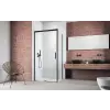Radaway Idea Black KDJ szögletes fekete zuhanykabin 120x90 átlátszó balos