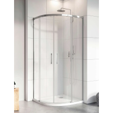 Radaway Idea PDD íves zuhanykabin 80x100 átlátszó kád, zuhanykabin