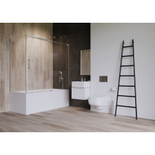 Radaway Idea PN DWJ+S kádparaván 150x70 átlátszó balos kád, zuhanykabin