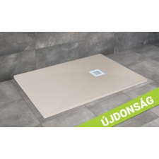 Radaway Kios F szögletes lapos Beige műmárvány zuhanytálca kád, zuhanykabin
