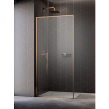 Radaway Modo F SL II Brushed Copper Walk-in szálcsiszolt réz zuhanyfal 70B kád, zuhanykabin