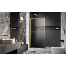 Radaway Modo F SL II Gold Walk-in arany zuhanyfal 110B kád, zuhanykabin