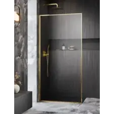 Radaway Modo F SL II Gold Walk-in arany zuhanyfal 80J kád, zuhanykabin