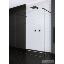 Radaway Modo New Black I 160 zuhanyfal (388164-54-01) kád, zuhanykabin