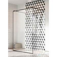 Radaway Modo New Black I Frame 140 zuhanyfal (388144-54-58) kád, zuhanykabin