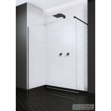 Radaway Modo New Black II 100 zuhanyfal (389104-54-01) kád, zuhanykabin