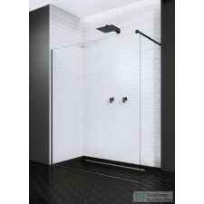 Radaway Modo New Black II 150 zuhanyfal (389154-54-01) kád, zuhanykabin