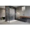 Radaway Modo New Black IV Walk-in fekete zuhanyfal 90x100 átlátszó