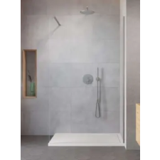 Radaway Modo New Brushed Nickel II Walk-in szálcsiszolt króm zuhanyfal 70 kád, zuhanykabin
