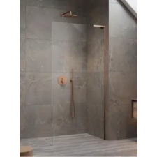 Radaway Modo SL II Brushed Copper Walk-in szálcsiszolt réz zuhanyfal 50J kád, zuhanykabin