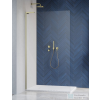 Radaway Modo SL II Brushed Gold 115 B walk-in zuhanyfal, szálcsiszolt arany (10319115-99-01L)