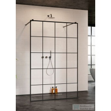Radaway Modo X Black I Factory 120 zuhanyfal (388324-54-57) kád, zuhanykabin