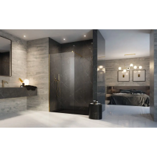 Radaway Modo X Gold II Walk-in arany zuhanyfal 50 átlátszó kád, zuhanykabin