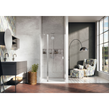 Radaway Nes 8 DWJ II zuhanyajtó átlátszó jobbos kád, zuhanykabin