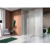 Radaway Nes 8 KDJ II szögletes zuhanykabin 80x75 átlátszó jobbos