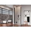 Radaway Nes Black DWJ I 90 zuhanyajtó fekete balos 10026090-54-01L