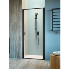 Radaway Nes Black DWJ I Frame fekete zuhanyajtó 100J kád, zuhanykabin