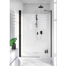 Radaway Nes Black DWS I zuhanyajtó 140x200 cm kád, zuhanykabin