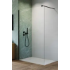 Radaway Nes Black Walk-in II fekete zuhanyfal Walk-in II 110