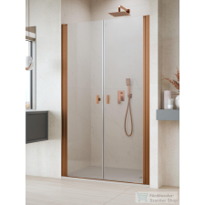 Radaway Nes DWD-I 100 zuhanyajtó, szálcsiszolt réz profil, 10027100-93-01 kád, zuhanykabin