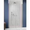 Radaway Nes DWD-I 80 zuhanyajtó, szálcsiszolt króm profil, 10027080-91-01