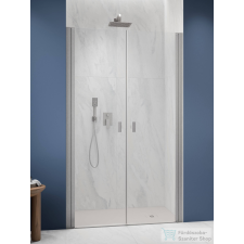 Radaway Nes DWD-I 90 zuhanyajtó, szálcsiszolt króm profil, 10027090-91-01 kád, zuhanykabin