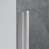 Radaway Nes KDJ-B szögletes zuhanykabin 100x75 átlátszó balos