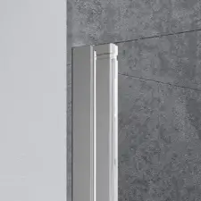 Radaway Nes KDJ-B szögletes zuhanykabin 100x90 átlátszó jobbos kád, zuhanykabin