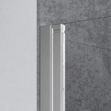 Radaway Nes KDJ-B szögletes zuhanykabin 90x75 átlátszó jobbos kád, zuhanykabin