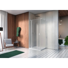 Radaway Nes KDJ II szögletes zuhanykabin 100x90 átlátszó balos kád, zuhanykabin