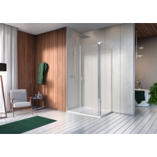 Radaway Nes KDS II szögletes zuhanykabin 110x70 átlátszó jobbos kád, zuhanykabin