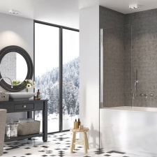 Radaway Nes PNJ 80 kádparaván  - Jobb kád, zuhanykabin