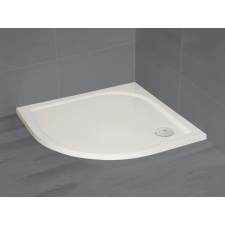 Radaway Paros A 80x80 íves műmárvány zuhanytálca ST 90 zuhanyszifonnal MBA8080-03-1 kád, zuhanykabin