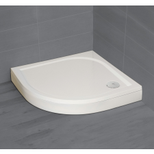 Radaway Paros A íves zuhanytálca előlappal 90x90 fehér, ajándék szifonnal kád, zuhanykabin