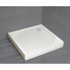 Radaway Paros C szögletes zuhanytálca előlappal 90x90 fehér, ajándék szifonnal kád, zuhanykabin