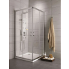 Radaway Premium Plus C 100x100 szögletes zuhanykabin króm/barna 30443-01-08N