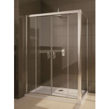 Radaway Premium Plus DWD+S szögletes zuhanykabin 180+80 kád, zuhanykabin