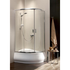  Radaway Premium Plus E1700 íves zuhanykabin 80x100 kád, zuhanykabin