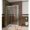 Radaway Premium Plus S 90 oldalfal DWJ és DWD tolóajtóhoz króm/átlátszó 33403-01-01N