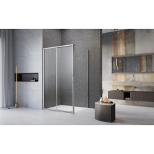 Radaway Premium Pro KDJ szögletes zuhanykabin 150x70 átlátszó balos kád, zuhanykabin