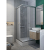 Radaway Projecta C 80x80 szögletes zuhanykabin, króm/fabrik