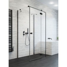 Radaway Radway Essenza Black KDJ+S szögletes fekete zuhanykabin 100J+70+90 kád, zuhanykabin