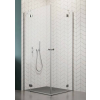 Radaway Torrenta KDD 80B*80J szögletes zuhanykabin, átlátszó, króm, 132262-01-01